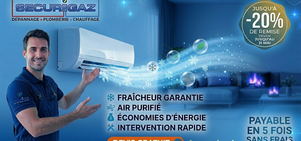 Promotion jusqu'à -20% de remise sur les clims